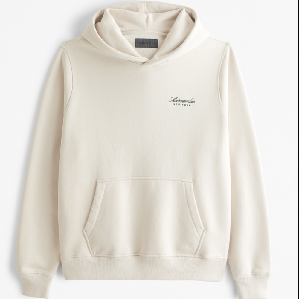 Abercrombie & Fitch Logo Popover Hoodie size XL NWT